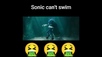 Does Sonic the Hedgehog like water