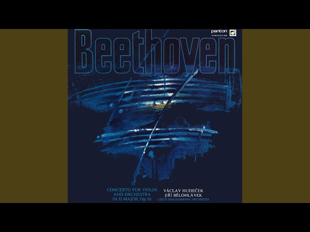 Beethoven - Concerto pour violon: Rondo final : I.Faust / Orch Philharmonia Prague / J.Belohlavek