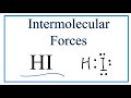 Intermolecular Forces and Polarity of HI