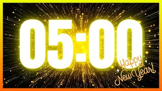 5 Minute New Year Countdown | Firework - No Music - 2024 |