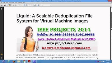 Liquid A Scalable Deduplication File System for Virtual Machine Images