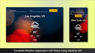 Complete Weather app Using React - Weather API screenshot 4