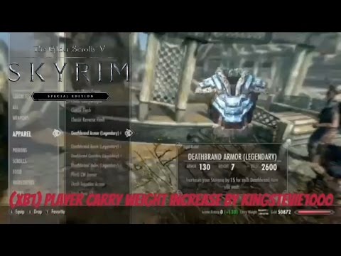 Skyrim mod unlimited carry weight