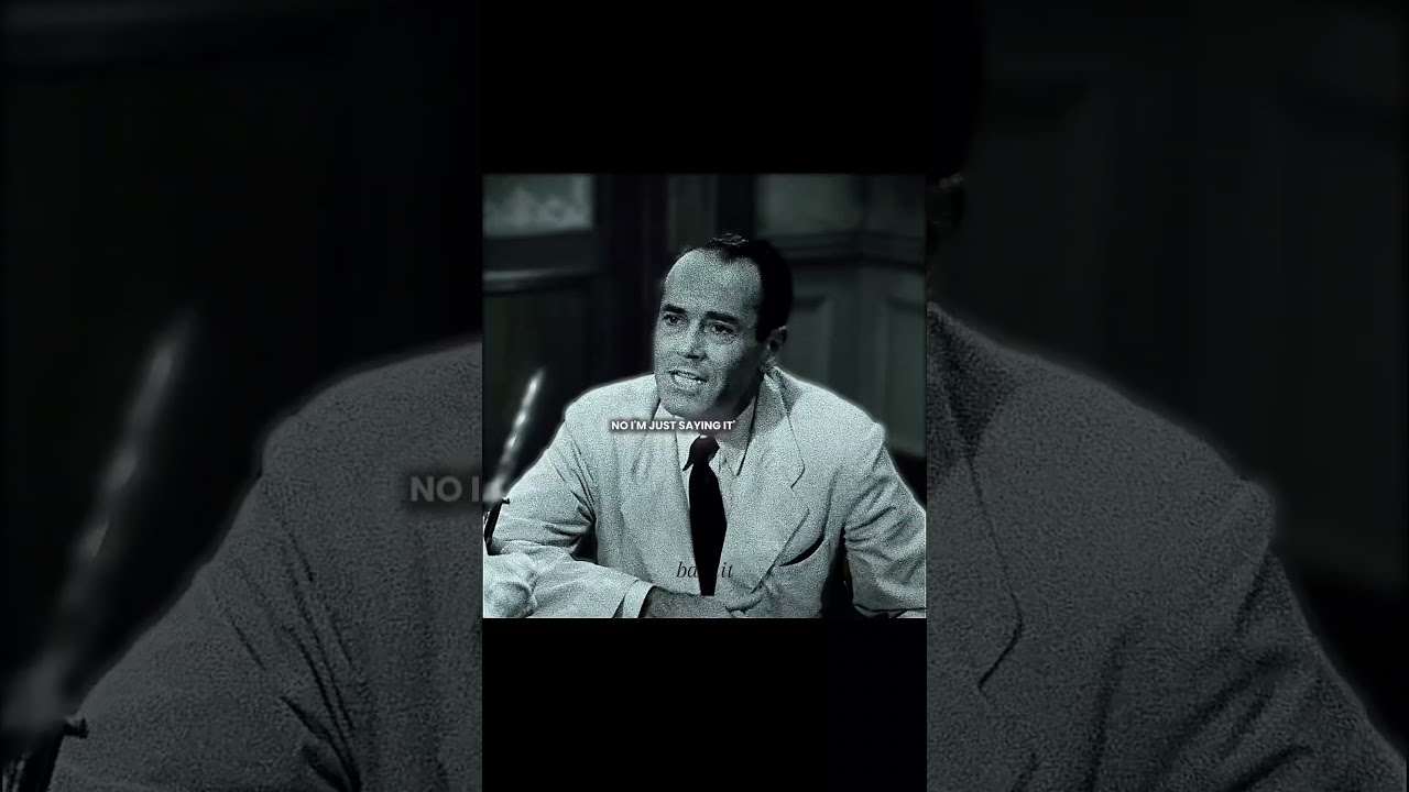  I M Just Saying Coincidence Is Possible 12 Angry Men Edit Shorts Old