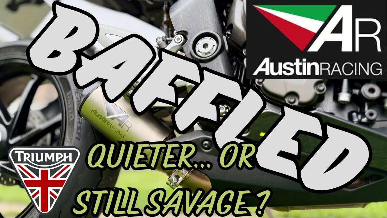 Did I Just DESTROY My Speed Triple’s Sound?, Austin Racing Baffle ...