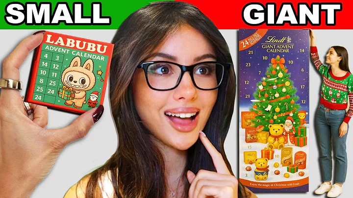 I Opened SMALL vs GIANT Advent Calendars