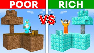 POOR vs RICH: SKYBLOCK Build Challenge in Minecraft by Milo and Chip 602,638 views 3 weeks ago 35 minutes
