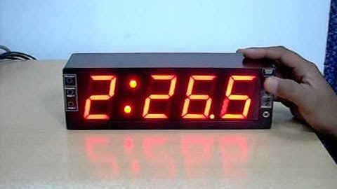 Magician LED Stopwatch Clock COSYCOM