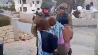 Ahed Tamimi Hits and Kicks Israeli Soldiers