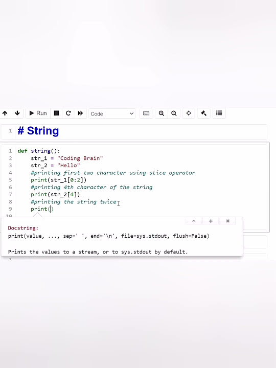 How to Use Strings in Python|Python String Slicing #python #CodingBrain ...