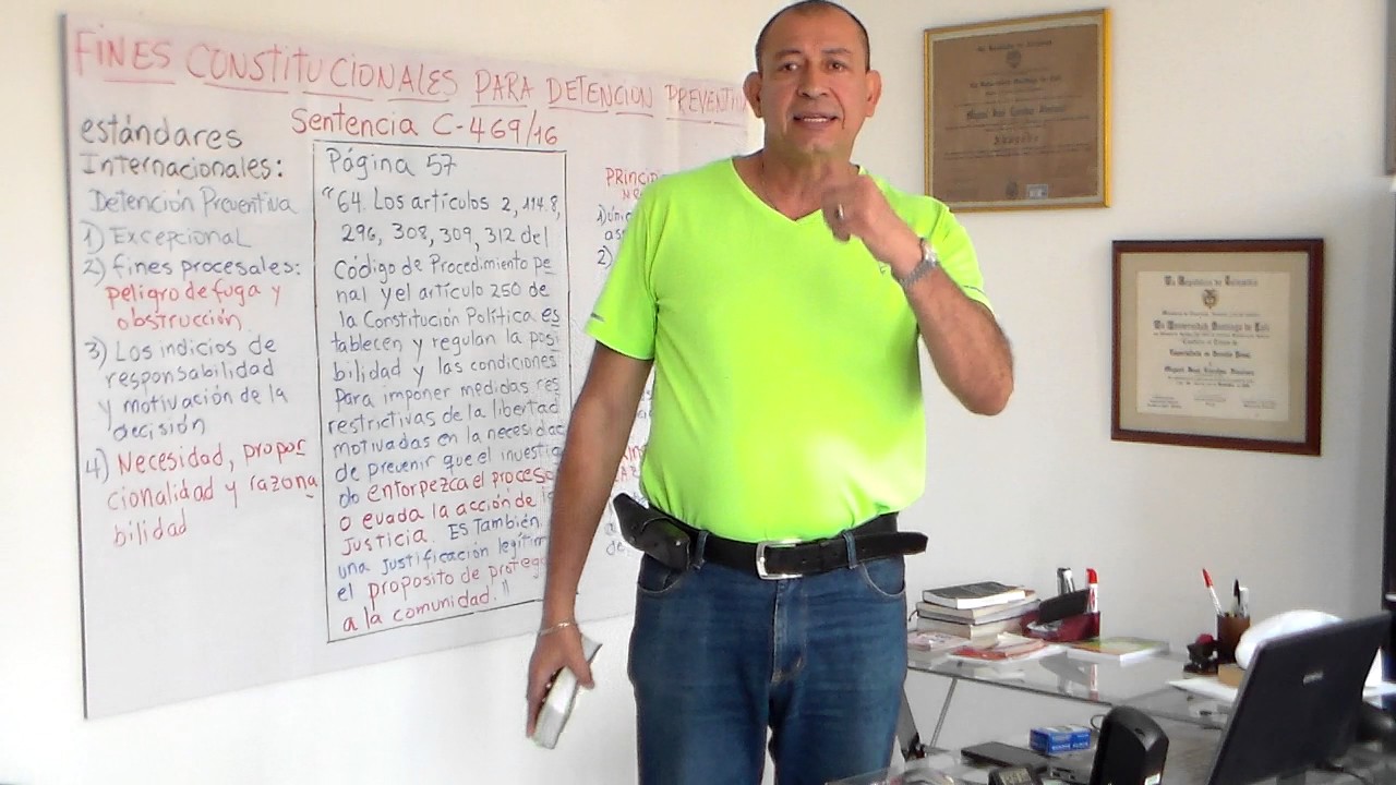 La detención preventiva. (riesgo fuga, conservación prueba y peligro comunidad) Ver C-469/16