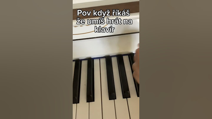 Pov když říkáš že umíš hrát na klavír😉👌