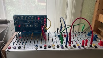 Buchla groove 22 - Buchla 208 / Buchla Easel Sequencer Aux Card