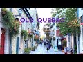 4k walking old quebec city picturesque lower townpetit champlain  place royale oct 06 2021