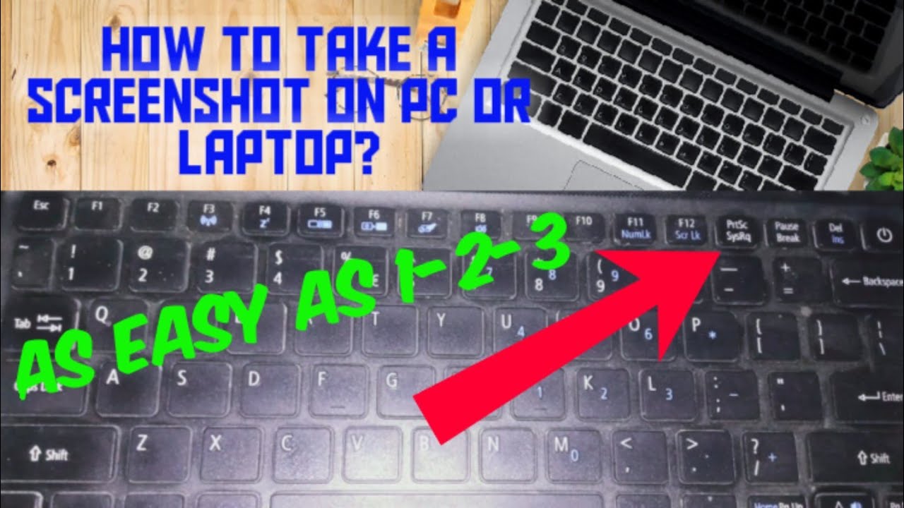 How to take a screenshot on pc or laptop any windows? Tagalog - YouTube