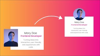 Responsive Profile Card UI – HTML &amp; CSS Tutorial