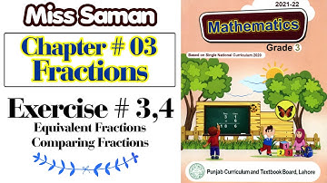 Exercise 3-4 Unit No 03 Class 3 | Fractions@educationuptoclass12