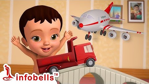 Raaste Pe Truck Jaa Raha Hai - Vehicles Song | Hindi Rhymes for Children | Infobells