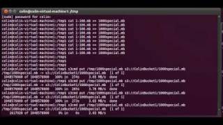 CloudOpt Acceleration of an S3 Upload - Linux