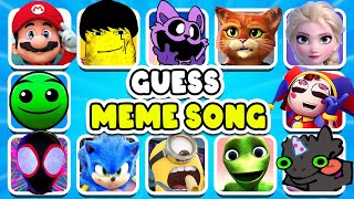 GUESS MEME & WHO'S SINGING | Netflix Puss In Boots Quiz, ,Fire in The Holes, gegagedigedagedago