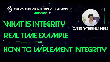 What is an example of a CIA integrity | Cyber Security for Beginners Part 10 #CIA #shortvideo