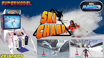 Ski Champ (1998) (Arcade) on Sega Model 3 Emulator (2K/60FPS)