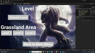 2.5D side scroller menus and gameplay Test