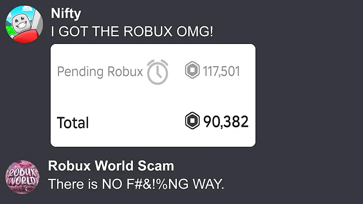 Buying Robux From A Scam Server, Then Telling Them I Actually Got It!