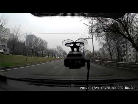 Радар детектор ARTWAY RD-202 GPS - Тест в режиме "Город 3"