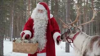 le père Noel en direct de Laponie a un message pour ma bouboune