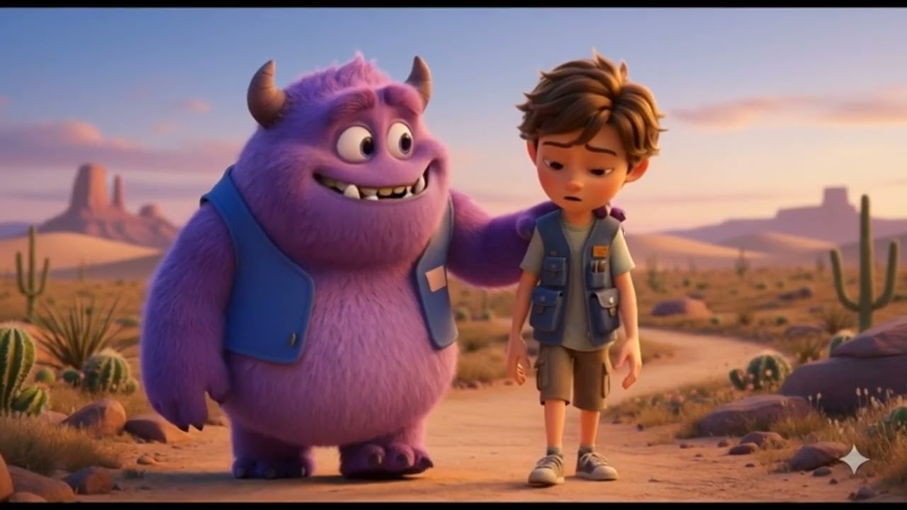 Lost in the Desert | A Boy & His Monster’s Emotional Journey | 3D Animation