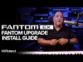 Roland fantom ex upgrade install guide