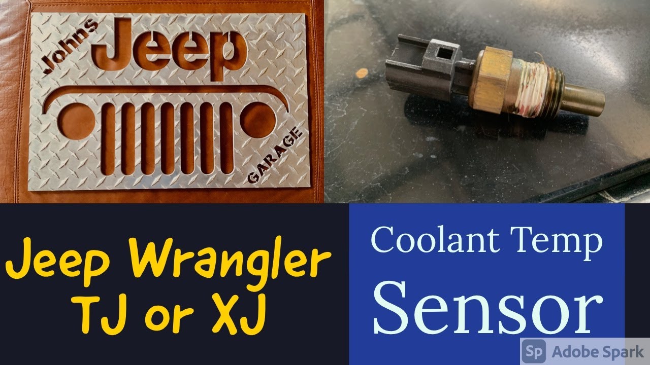 1998 Jeep Wrangler  Coolant Temperature Sensor Replacement (TJ/XJ) -  YouTube