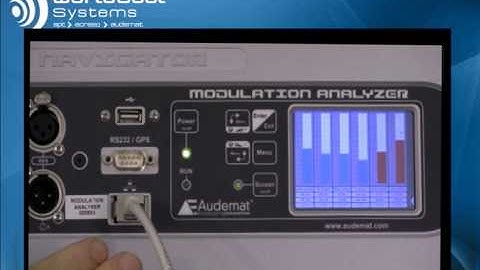 Modulation Analyzer from Audemat - WorldCast Systems Video