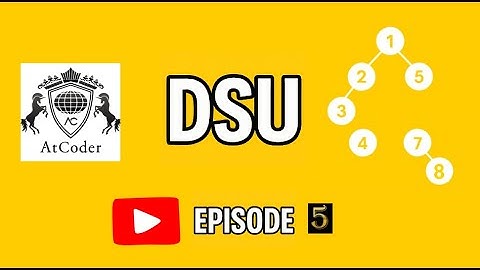 Disjoint Set Union | Why DSU | Atcoder | Beginner Friendly
