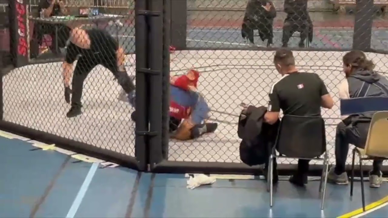 ASKHAPOV Amine, victoire au 1:4 final de championnat PACA Pancrace FFKMDA, Marseille 20:12:2025