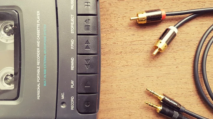 How to Record Digital Audio onto a Cassette Tape