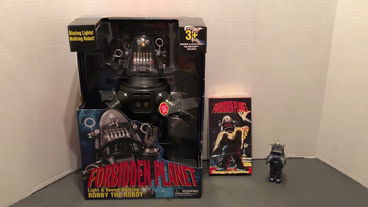 Forbidden Planet Walking Talking Robby The Robot-Light And Sound Figure NIB! 