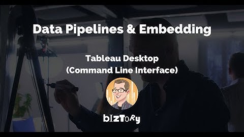 Data Pipelines | Tableau Desktop Command Line Interface