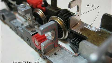 Kitbashed, Remotored Minitix K4 using LifeLike E7 Motor