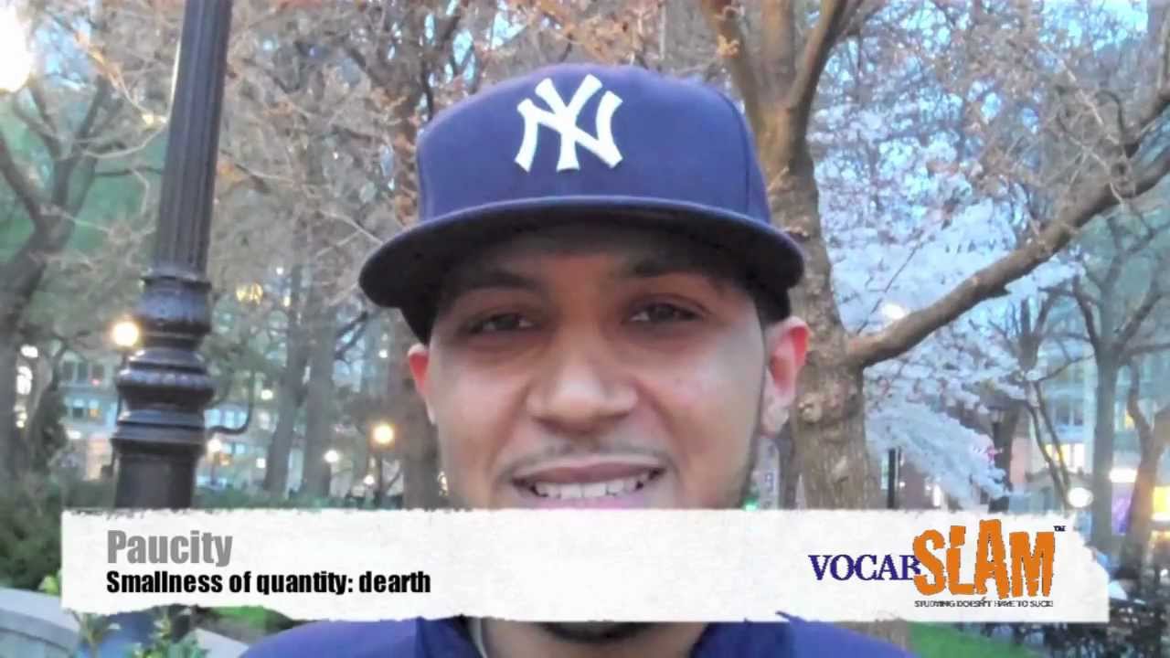 How to use PAUCITY in a sentence 2 YouTube