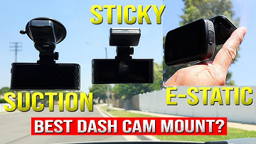 Dash Cam Mounting Types & How to Remove them!