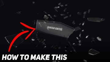 how to make glass breaking outro in tamil | after effects tutorial