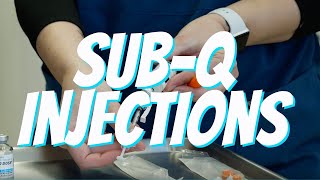 Subcutaneous (SQ) Injection Technique | Nurse Skill Demo