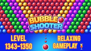 🔥 Bubble Shooter Level 1343-1350 Gameplay 🎯 Easy Win Strategy | Android Bubble Shooter Game
