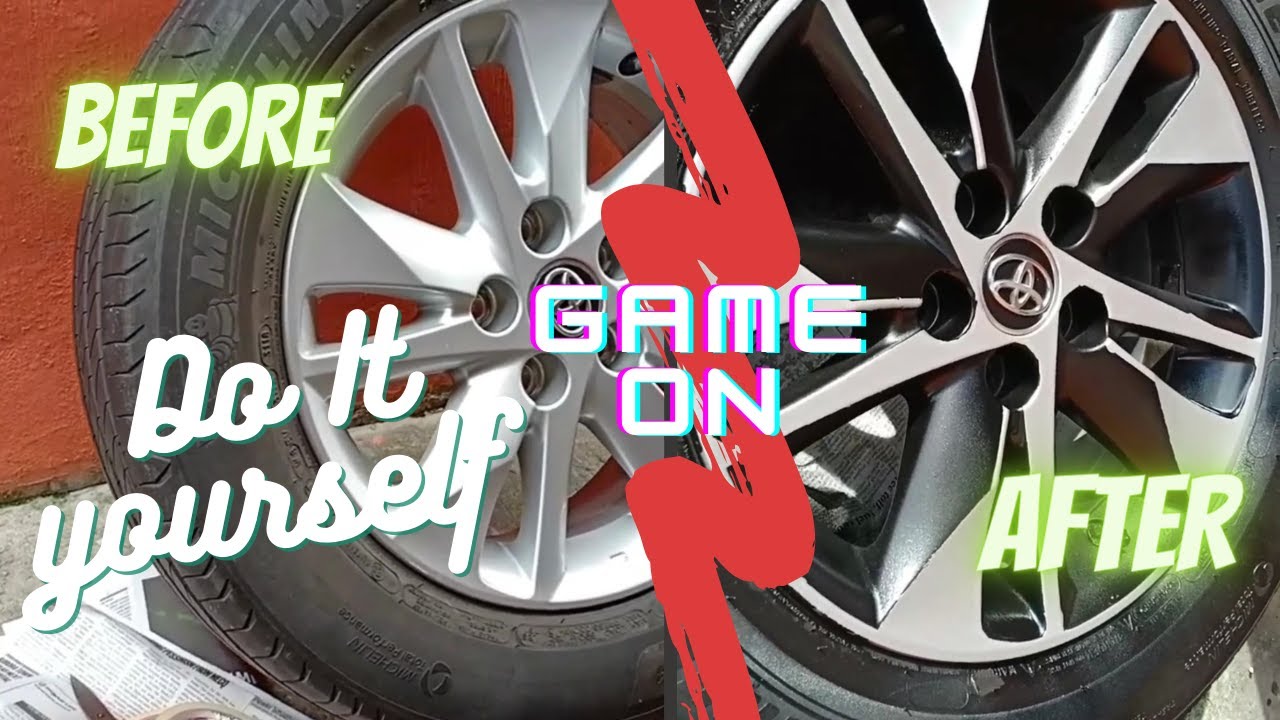 How To Paint Your Stock Mags Wheels Elastic Dip Spray Paint DIY
