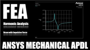FEA Harmonic Analysis | Harmonic Analysis of Stepped Bar with Cyclic Loading - ANSYS APDL