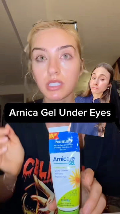The Truth About Using Arnica Gel Under Your Eyes #dermreacts