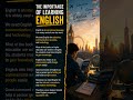 The Importance of Learning English | Study Motivation Short 📚✨