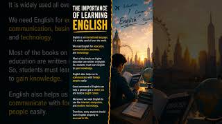 The Importance of Learning English | Study Motivation Short 📚✨